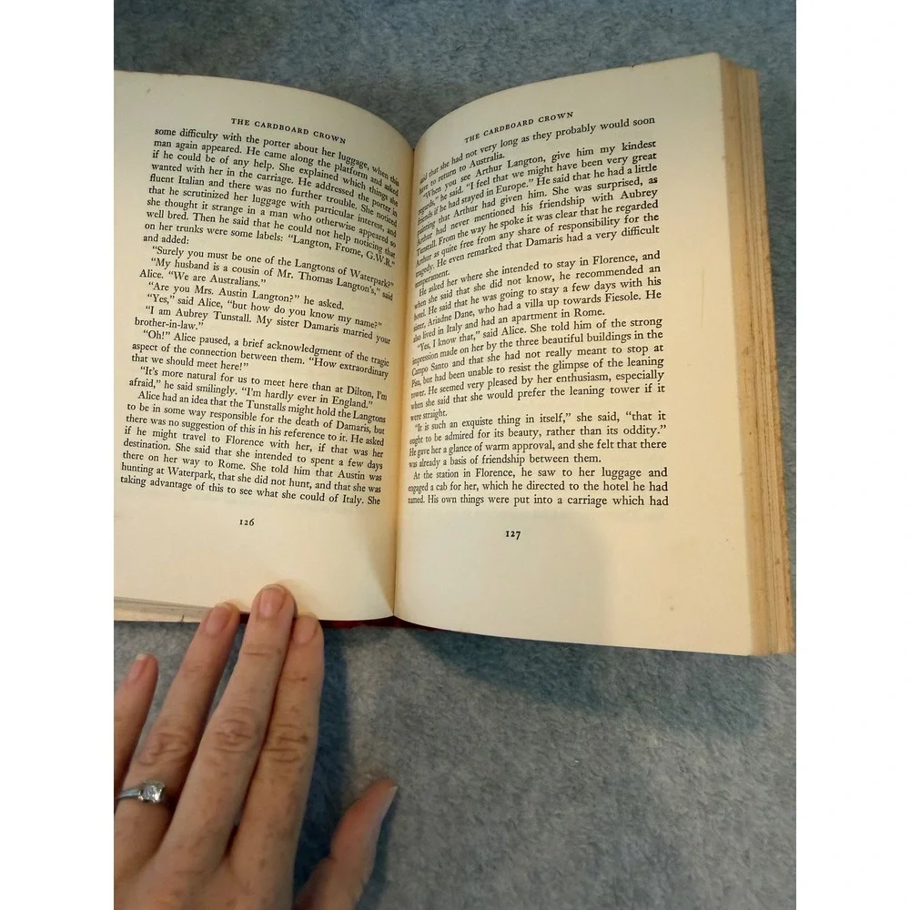 The Cardboard Crown Martin Boyd 1953 Hardcover Book Dust Jacket Fiction Novel